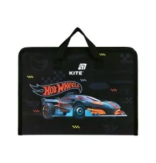 Папка - портфель Kite на блискавці A4 Hot Wheels, 1 відділення (HW26-202)