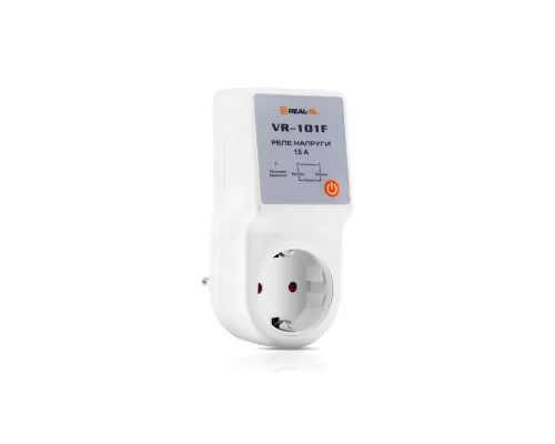 Реле напруги REAL-EL VR-101F, white (EL122300009)