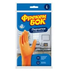 Рукавички господарські Фрекен БОК помаранчеві L 1 пара (4823071625028)