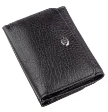 Гаманець ST Leather Зі шкіри Чорний (18886)