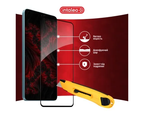 Скло захисне Intaleo Full Glue Xiaomi Redmi Note 13 Pro Plus 5G Black (1283126583933)