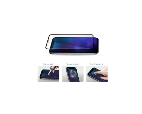 Скло захисне 2E Apple iPhone 16 Pro Max 2.5D FCFG black (2E-IP-16PM-6.9-SMFCFG-BB)