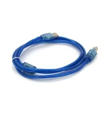 Кабель для принтера USB 2.0 AM/BM 1.5m ferrite blue Ritar (YT-AM/BM-1.5TBL)