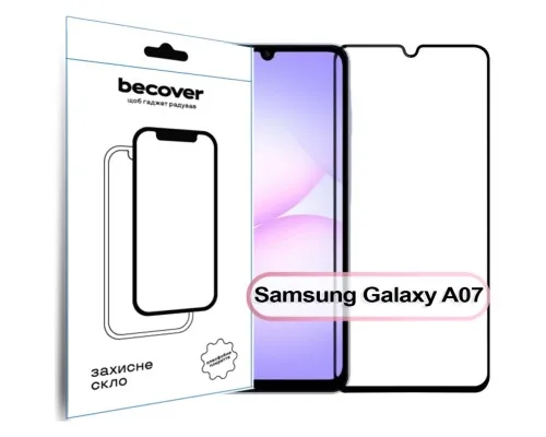 Скло захисне BeCover Samsung Galaxy A07 SM-A075 Black (713731)