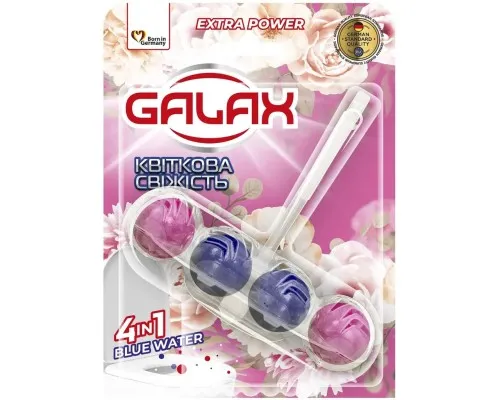 Туалетний блок Galax Квіткова свіжість 55 г (4823128005377)