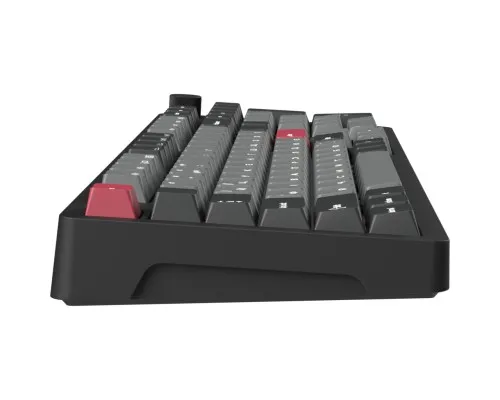 Клавіатура GamePro Asgard Drakkar Keychron Super Red Switch Wireless/Bluetooth/USB UA Black (MK305BK)