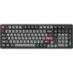 Клавіатура GamePro Asgard Drakkar Keychron Super Red Switch Wireless/Bluetooth/USB UA Black (MK305BK)