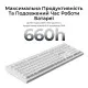 Клавіатура Keychron V6 Ultra Keychron Red Switch RGB UA White (V6U-F1-UA)