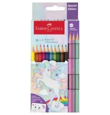 Олівці кольорові Faber-Castell PASTEL UNICORN 10+3 кольори (111219) (32515)