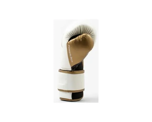 Боксерські рукавички Everlast PowerLock Boxing Training Gloves P00003050 білий, золотий 14 унцій (009283620127)