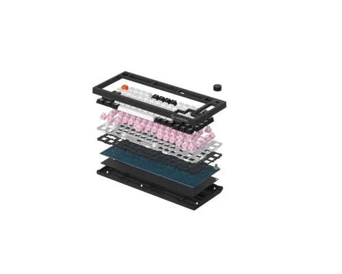 Клавіатура GamePro MK160 V2 Warden QLAB Sakura Linear RGB USB UA Black (MK160-V2-B-QS)