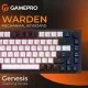 Клавіатура GamePro MK160 V2 Warden QLAB Sakura Linear RGB USB UA Black (MK160-V2-B-QS)