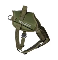 Шлея для собак WAUDOG PRO-2 світловідбивна, металевий фастекс L хакі (688331)