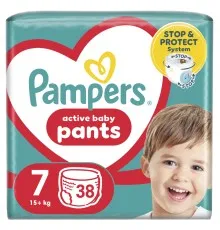 Підгузки Pampers трусики Pants Giant Plus Розмір 7 (15+ кг) 38 шт. (8006540069387)