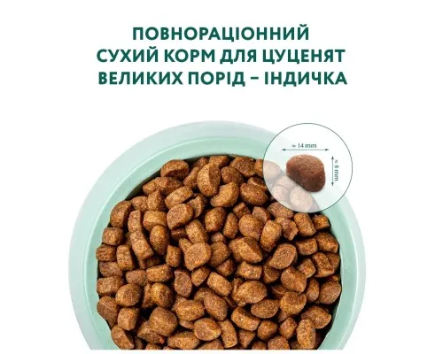 Сухий корм для собак Optimeal для цуценят великих порід зі смаком індички 12 кг (4820215363822)