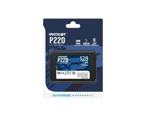Накопичувач SSD 2.5" 128GB P220 Patriot (P220S128G25)