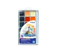 Акварельні фарби Kite Classic , 18 кольорів (K-066)