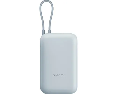 Батарея універсальна Xiaomi 10000mAh 22.5W, Integrated Cable, blue (BHR9073GL)