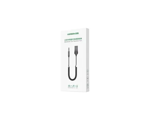 FM модулятор Ugreen Bluetooth 5.0 Aux with mic CM309 UGREEN Black (70601)