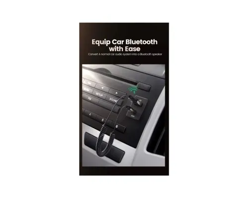 FM модулятор Ugreen Bluetooth 5.0 Aux with mic CM309 UGREEN Black (70601)