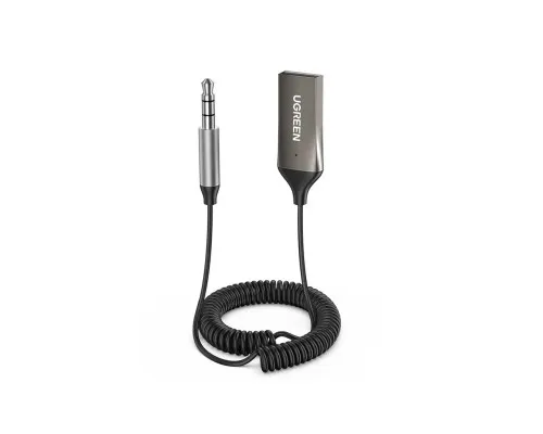 FM модулятор Ugreen Bluetooth 5.0 Aux with mic CM309 UGREEN Black (70601)