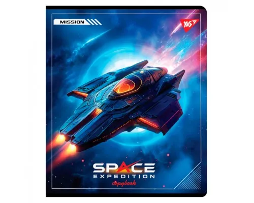 Зошит Yes Space expedition А5 12 аркушів клітинка (767497)