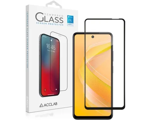 Скло захисне ACCLAB Full Glue Infinix Smart 8 Black (1283126589652)