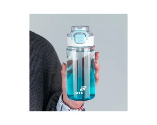 Поїльник-непроливайка Kite 600 мл, блакитна (K25-1212-2)