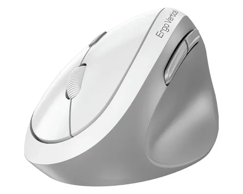 Мишка Genius Ergo 8350S AI Silent Wireless White/Grey (31030041401)