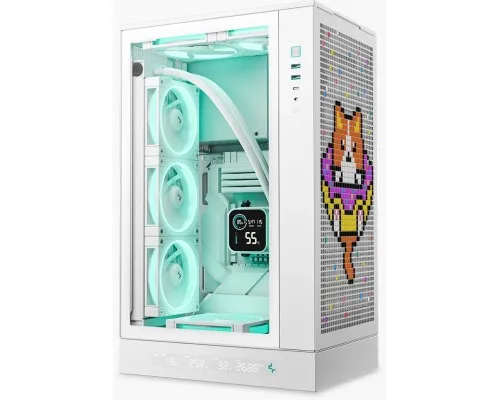 Корпус для ПК Deepcool CH270 Digital White (R-CH270-WHNDM0-G-1)