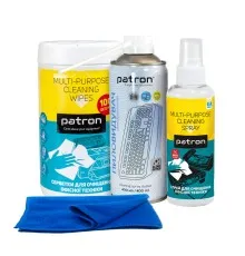 Універсальний чистячий набір Patron Spray f/tech250ml+S.dusterF3-020+wipes +microfi (CS-PN-BUNDL-12)