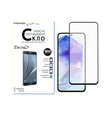 Скло захисне Fine Line Samsung Galaxy A55 Black (FL-TGFG-345)