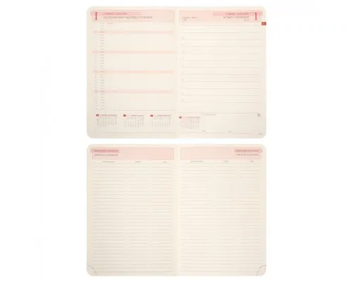 Тижневик Leo planner А5 датований 2026 "Legacy", твердий, синій, 368 сторінок (252648)