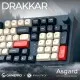 Клавіатура GamePro Asgard Drakkar Keychron Super Red Switch Wireless/Bluetooth/USB UA Blue (MK305BL)