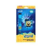 Бейдж Kite набір на липучці та підвіска SpongeBob SquarePants (SB25-3010)