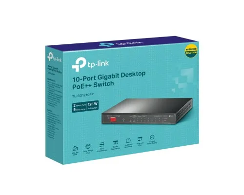 Комутатор мережевий TP-Link TL-SG1210PP