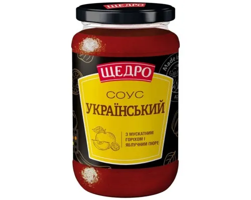 Соус Щедро Український 370 г (4823097414163)