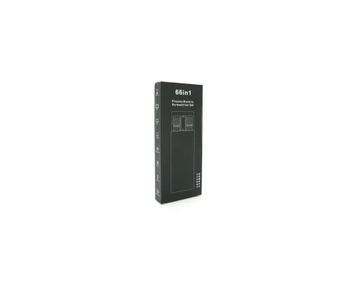 Викрутка акумуляторна Voltronic 66 в 1, тримач 180мм, біти T3, магнітні, алюміній, Box (YT-66-1-T3)