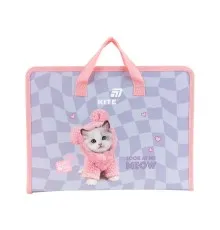 Папка - портфель Kite на блискавці A4 Studio Pets, 1 відділення (SP26-202)