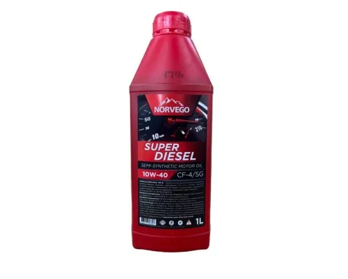 Моторна олива NORVEGO SUPER DIESEL 10W40 1л