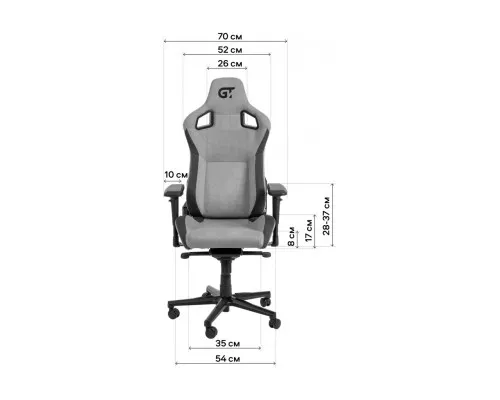Крісло ігрове GT Racer X-8005 Dark Gray