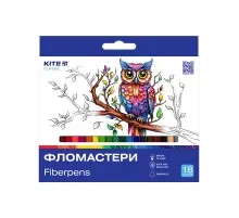 Фломастери Kite Classic 18 кольорів (K-448)