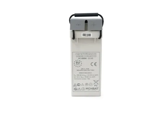 Батарея до ДБЖ MONBAT 12V-200Ah, AGM FRONT TERMINAL (12MVR200)