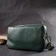 Сумка Vintage З натуральної шкіри Зелена (22277)