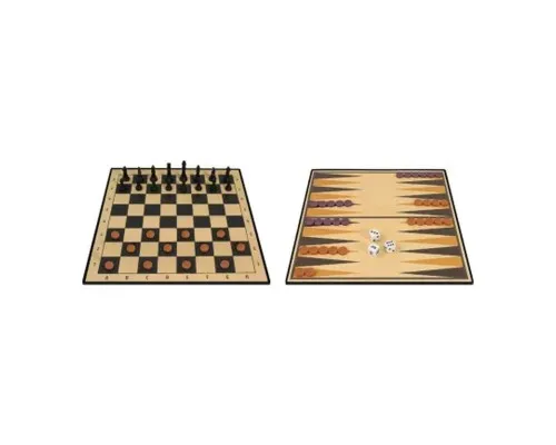 Настільна гра Ambassador Набір 3-in-1 Backgammon Chess Draughts (англ) (6337864)