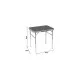 Туристичний стіл Bo-Camp 60x45 cm Grey (1404385) (DAS303271)