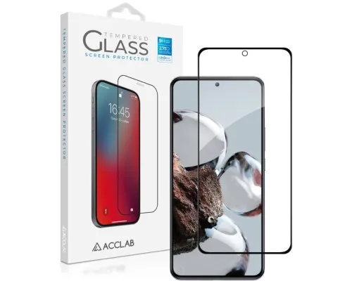 Скло захисне ACCLAB Full Glue Xiaomi 12T/12T Pro Black (1283126546402)