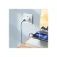 Дата кабель USB 2.0 AM to Lightning 1.0m 2.4A nylon BX87 black BOROFONE (6974443389005)