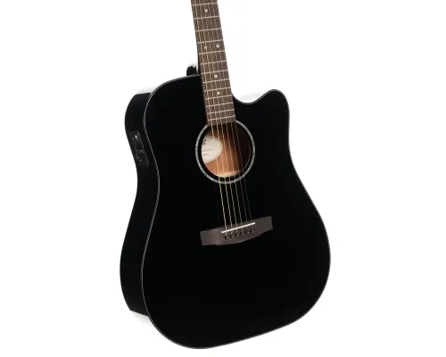 Гітара електроакустична Cort Earth 60CE Black Gloss