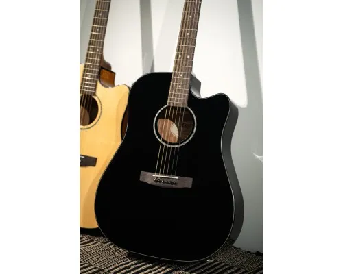 Гітара електроакустична Cort Earth 60CE Black Gloss